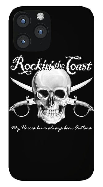 Rockin The Coast  Pirate Black - Phone Case