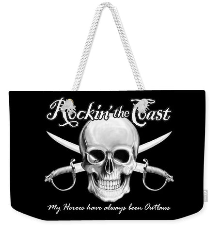 Rockin The Coast  Pirate Black - Weekender Tote Bag
