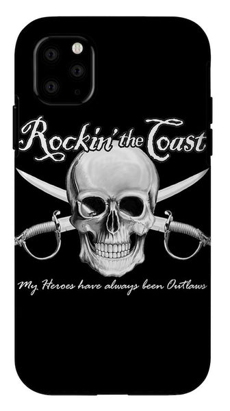 Rockin The Coast  Pirate Black - Phone Case