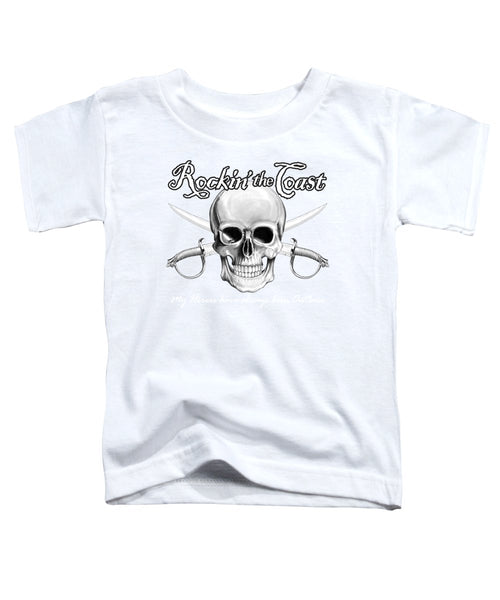 Rockin The Coast  Pirate Black - Toddler T-Shirt