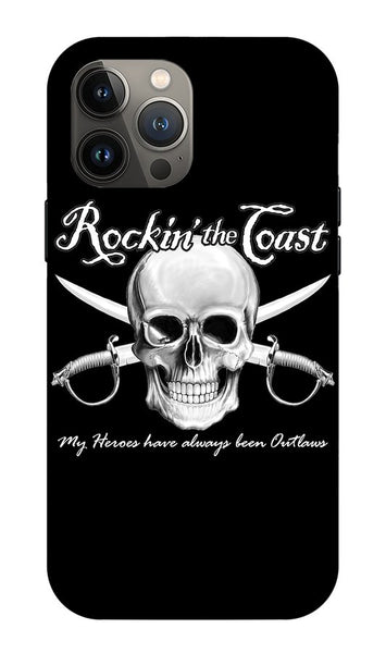 Rockin The Coast  Pirate Black - Phone Case