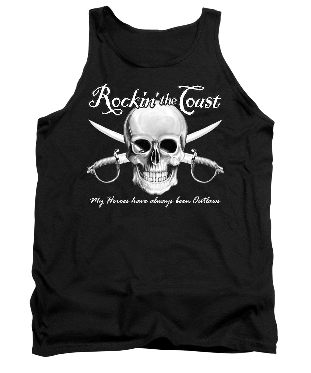 Rockin The Coast  Pirate Black - Tank Top