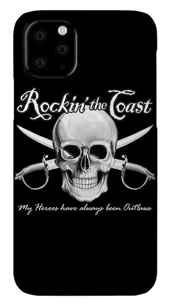 Rockin The Coast  Pirate Black - Phone Case