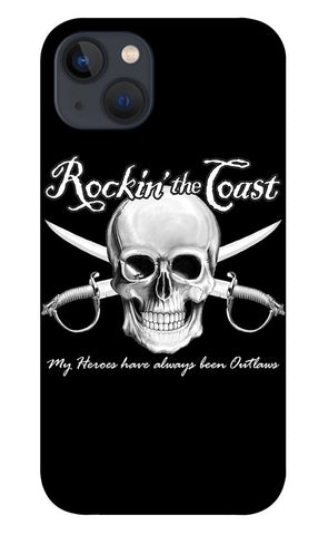 Rockin The Coast  Pirate Black - Phone Case