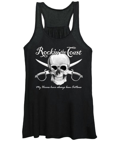 Rockin The Coast  Pirate Black - Women's Tank Top
