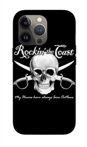 Rockin The Coast  Pirate Black - Phone Case