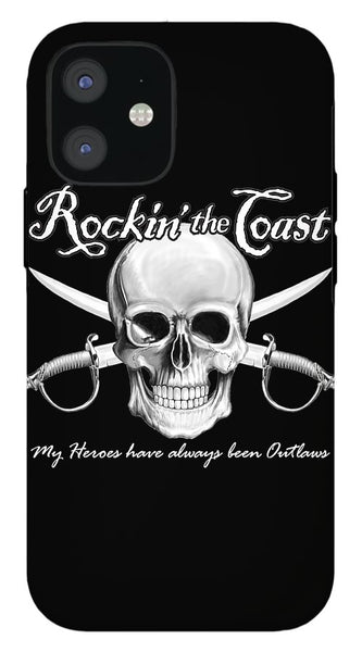 Rockin The Coast  Pirate Black - Phone Case