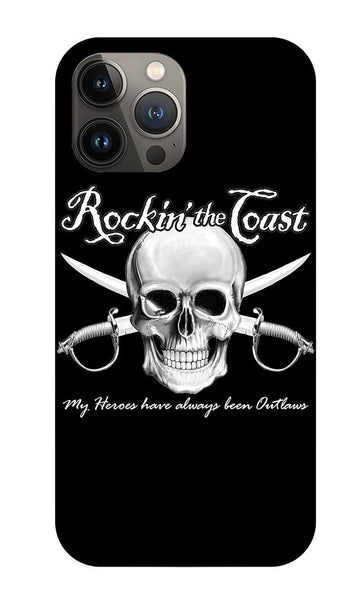 Rockin The Coast  Pirate Black - Phone Case