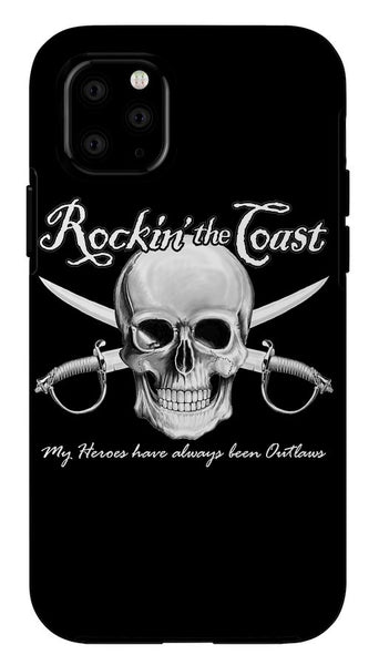 Rockin The Coast  Pirate Black - Phone Case