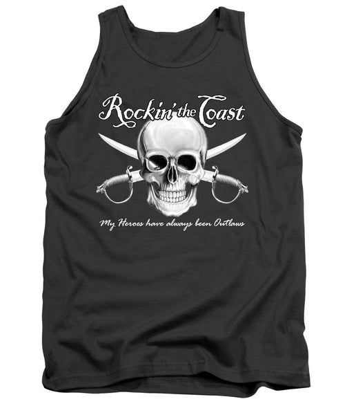 Rockin The Coast  Pirate Black - Tank Top