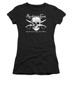 Rockin The Coast  Pirate Black - Women's T-Shirt