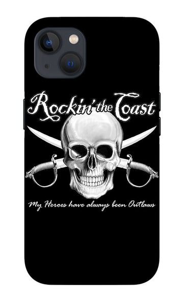 Rockin The Coast  Pirate Black - Phone Case