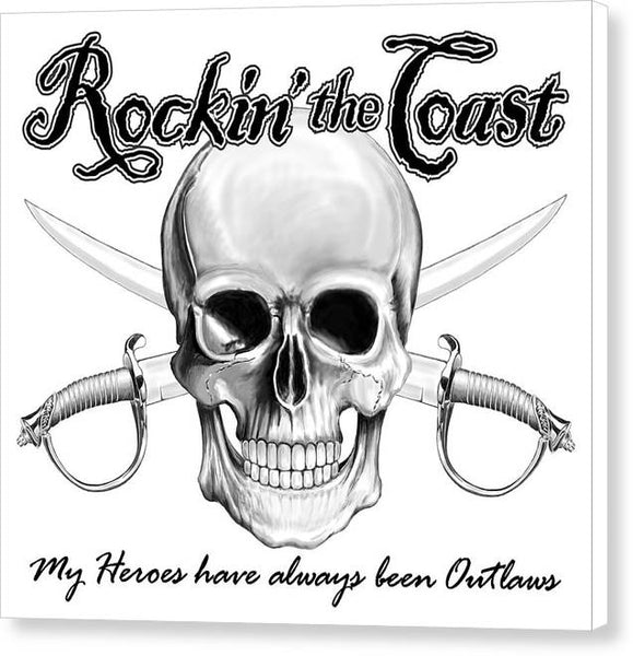Rockin' the Coast - Pirate - Canvas Print