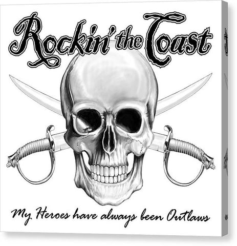 Rockin' the Coast - Pirate - Canvas Print
