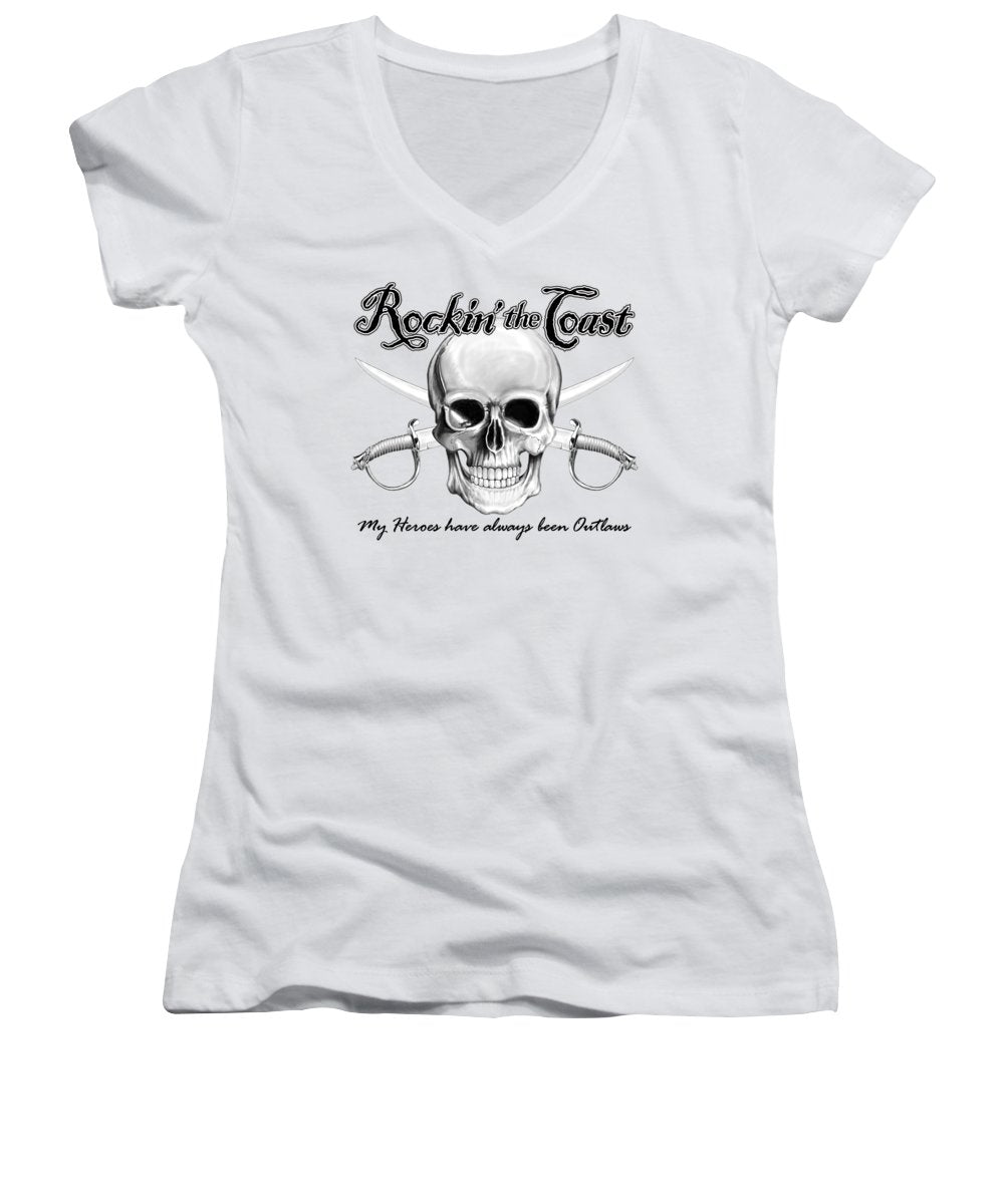 Rockin' the Coast - Pirate - Women's V-Neck