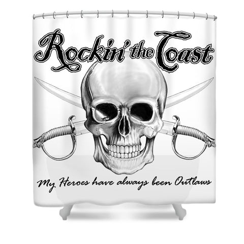 Rockin' the Coast - Pirate - Shower Curtain