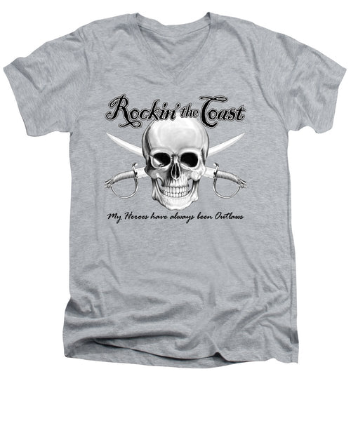 Rockin' the Coast - Pirate - Men's V-Neck T-Shirt