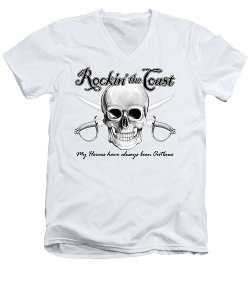 Rockin' the Coast - Pirate - Men's V-Neck T-Shirt