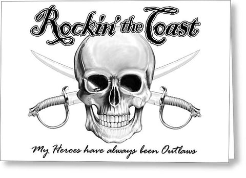 Rockin' the Coast - Pirate - Greeting Card
