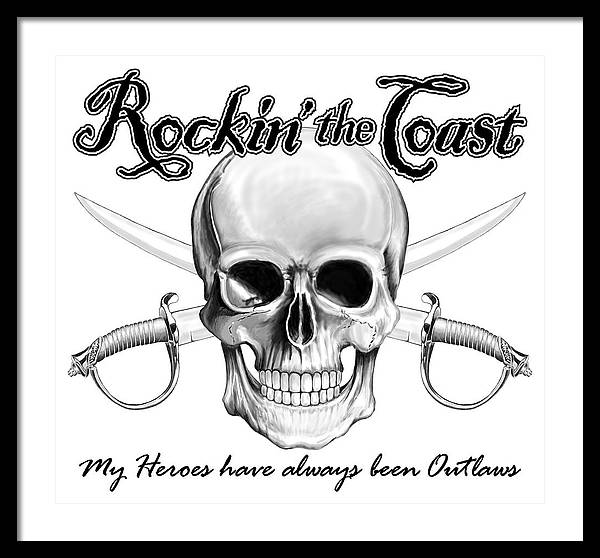 Rockin' the Coast - Pirate - Framed Print