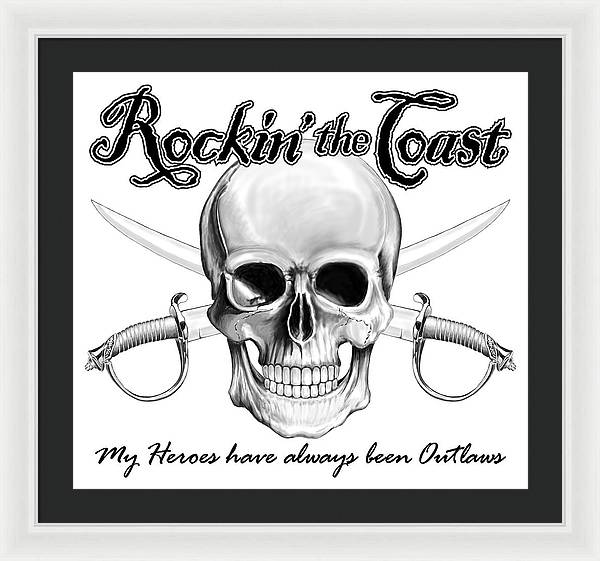 Rockin' the Coast - Pirate - Framed Print