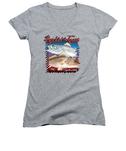 Rockin' the Coast - Spots n' Dots - Women's V-Neck