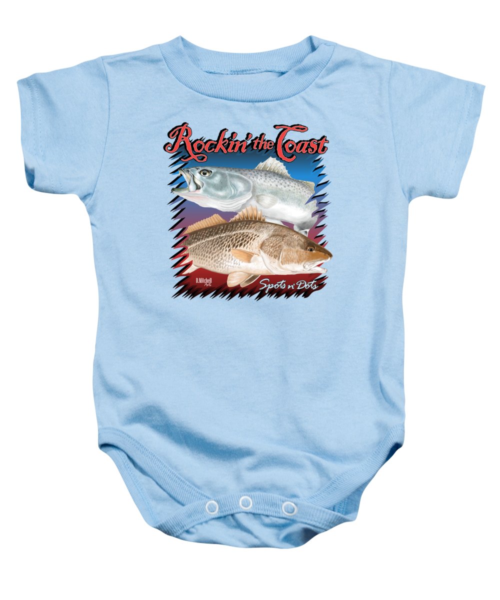 Rockin' the Coast - Spots n' Dots - Baby Onesie