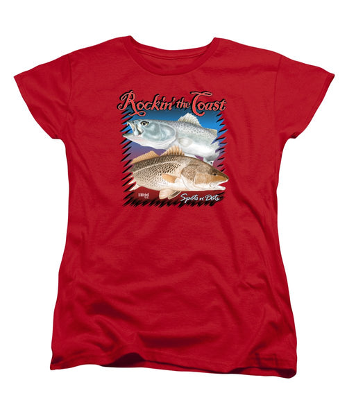 Rockin' the Coast - Spots n' Dots - Women's T-Shirt (Standard Fit)