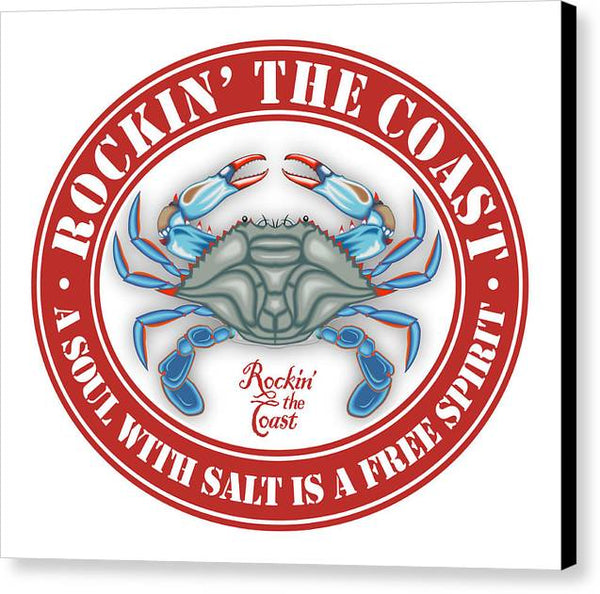 RTC Seal with Crab - Canvas Print