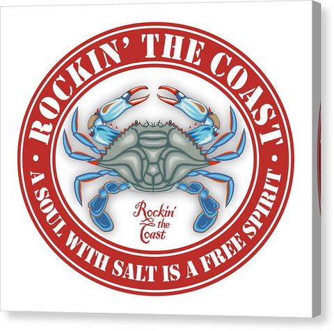 RTC Seal with Crab - Canvas Print