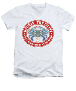 RTC Seal with Crab - Men's V-Neck T-Shirt