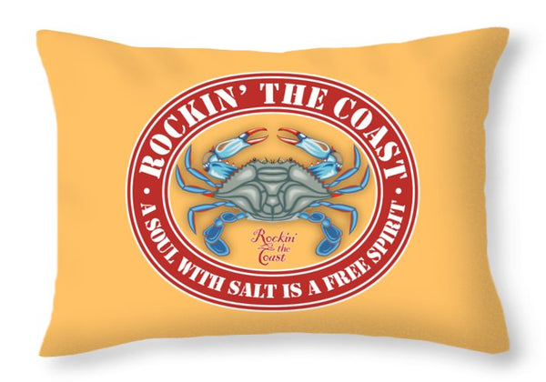 RTC Seal with Crab - Throw Pillow