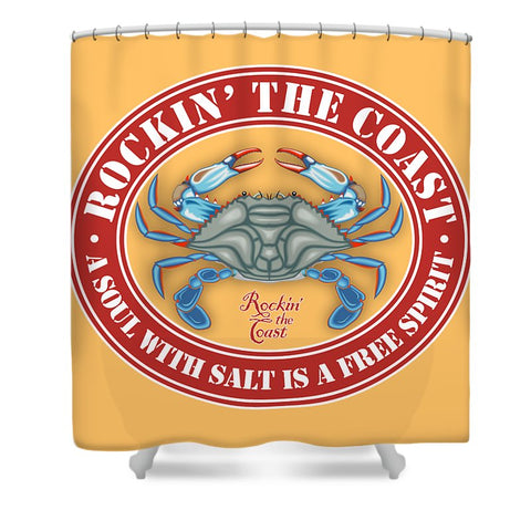 RTC Seal with Crab - Shower Curtain