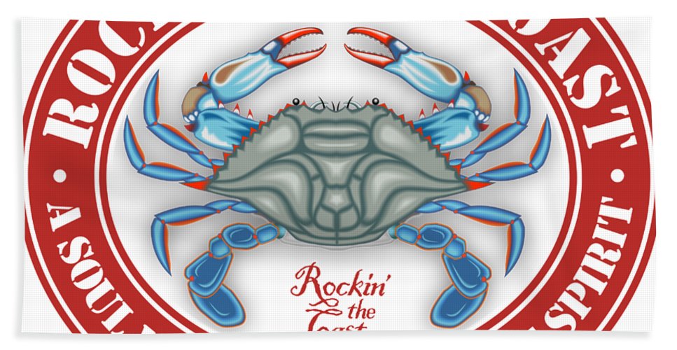 RTC Seal with Crab - Bath Towel