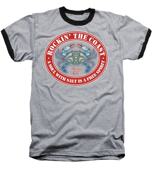 RTC Seal with Crab - Baseball T-Shirt
