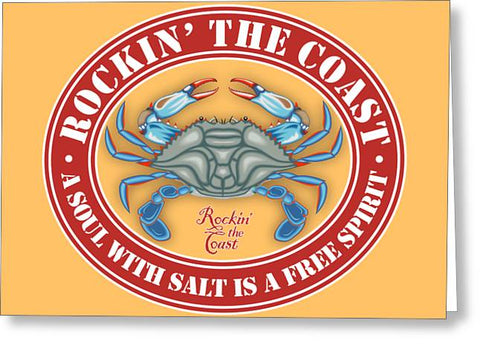 RTC Seal with Crab - Greeting Card