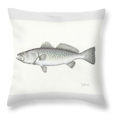 Speckled Trout - Throw Pillow
