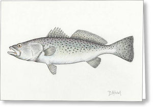 Speckled Trout - Greeting Card