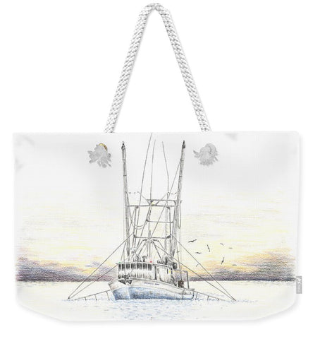 Sunset Trawler - Weekender Tote Bag
